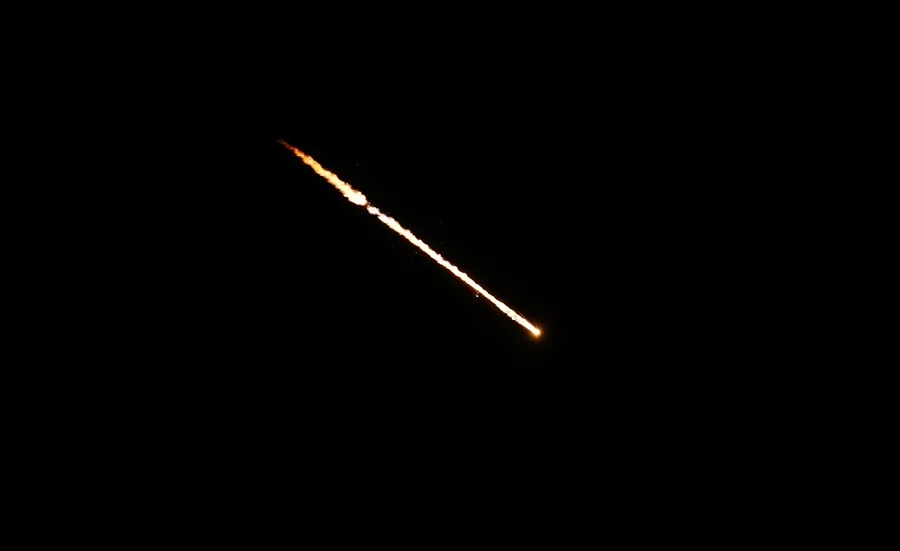 Fotografía de archivo de un proyectil. EFE/EPA/Alaa Badarneh